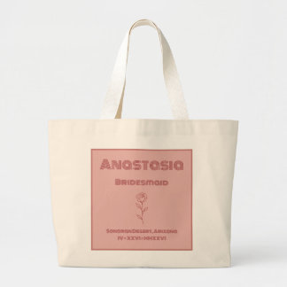 Desert Rose Bridesmaid Tote Bag – Boho