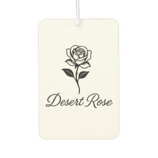 Desert Rose Car Air Freshener