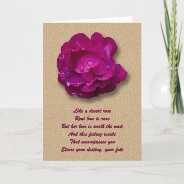 Desert Rose Card (Front)