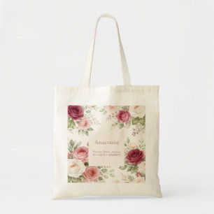 Desert Rose Collection — Vintage Floral Tote Bag