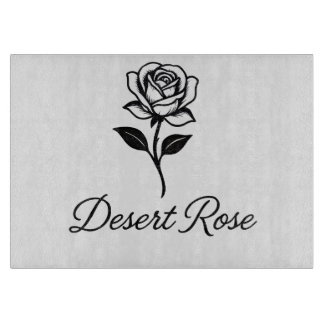 Desert Rose Cutting Board