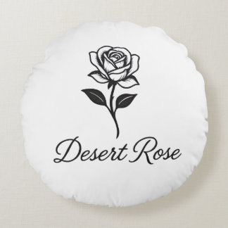 Desert Rose Round Cushion