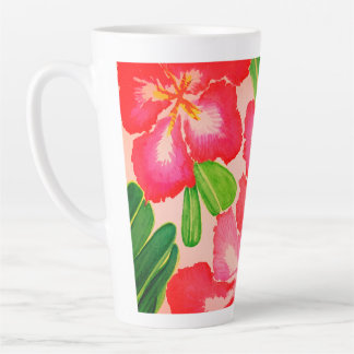 Desert Rose Watercolor Latte Mug