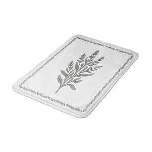 Desert Sage botanical Bath Mat