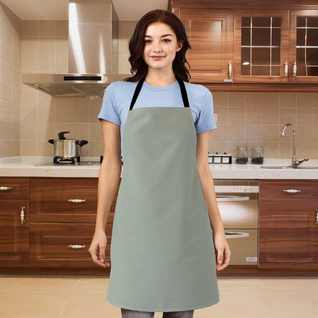 Desert Sage Solid Colour Apron (Creator Uploaded)