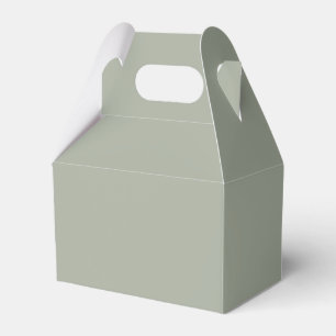 Desert Sage Solid Colour Favour Box