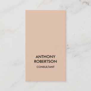 Desert Sand Beige Colour Attractive Business Card