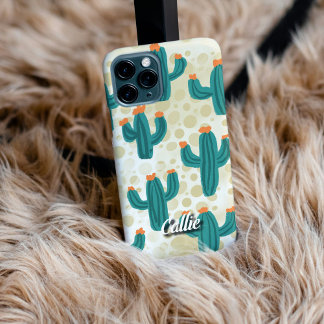 Desert Sand Cacti - Artistic Phone Case