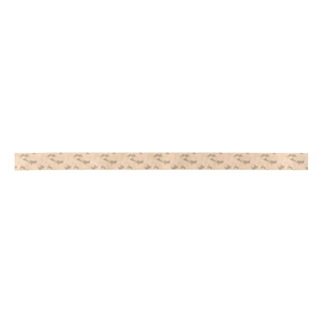 Desert Sand Camo Satin Ribbon (Front)