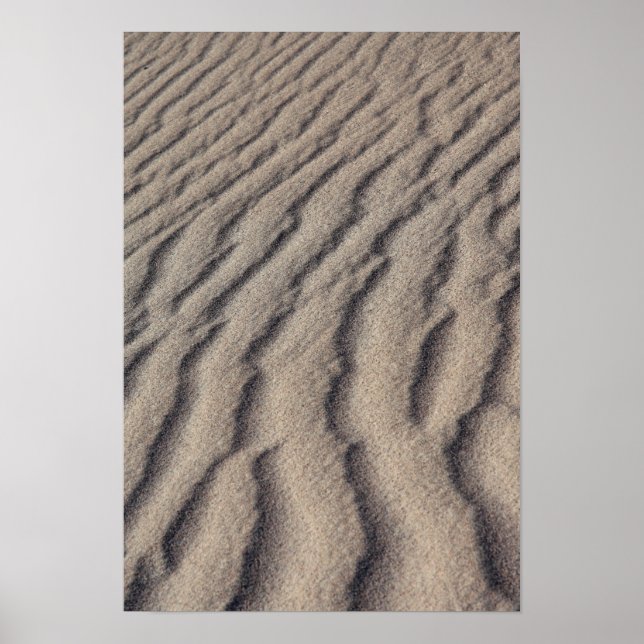 Desert sand ripples poster (Front)