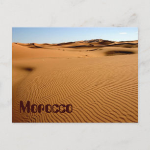 Desert Sands of Morocco Postcard