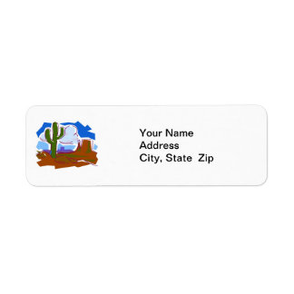 Desert Scene - Address Labels