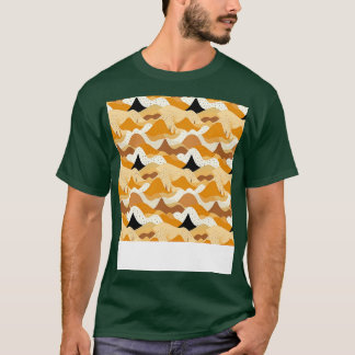 Desert Seamless Pattern Sand Dune Sahara Quicksand T-Shirt