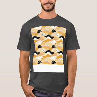 Desert Seamless Pattern Sand Dune Sahara Quicksand T-Shirt