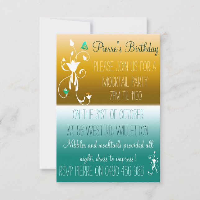 Desert sky Invitations (Front)