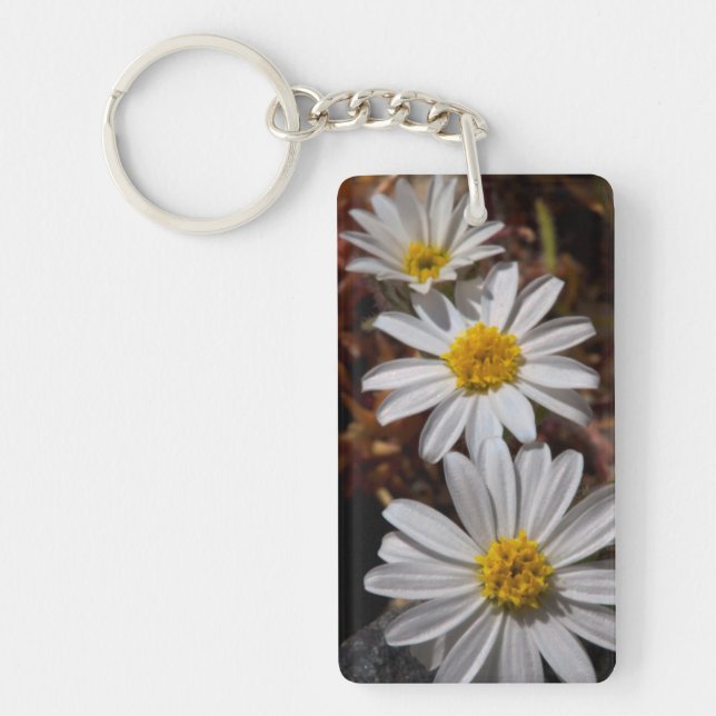 Desert Star Wildflowers Key Ring (Front)