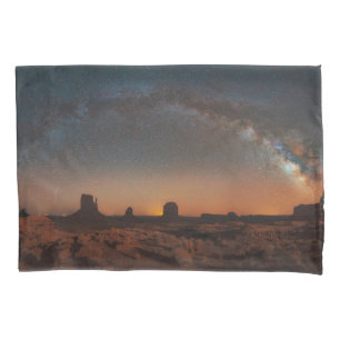 Desert   Starry Sky Over A Desert Landscape Pillowcase
