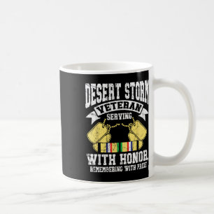 Desert Storm Veteran Serving With Honour Persian W Coffee Mug