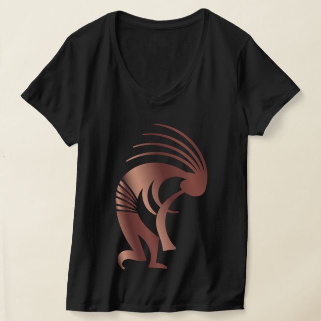 Desert Sun Southwestern Kokopelli T-Shirt (Laydown)