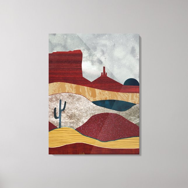 Desert Sunrise Canvas Print (Front)