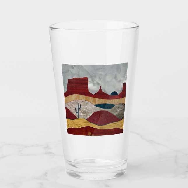 Desert Sunrise Glass (Front)