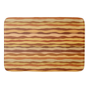 Desert Sunrise Gold Burnt Orange Sienna Bath Mat