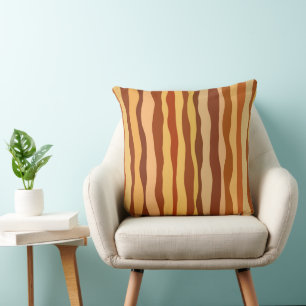 Desert Sunrise Gold Burnt Orange Sienna Cushion