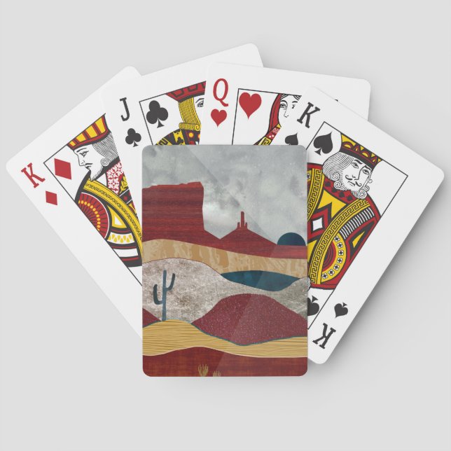 Desert Sunrise Playing Cards (Back)