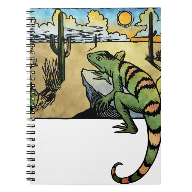 Desert Sunrise Spiral Notebook (Front)