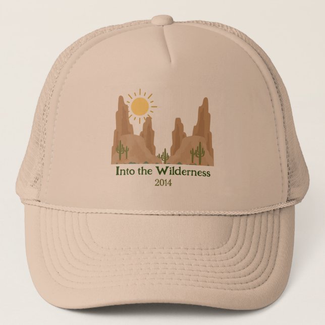 Desert Sunset Adventure Trucker Hat - Bachelorette (Front)