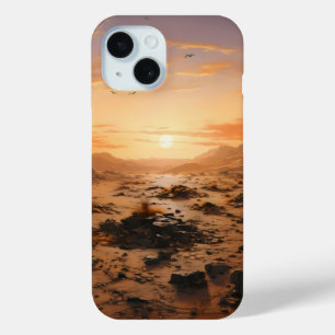 Desert Sunset iPhone 15 Case
