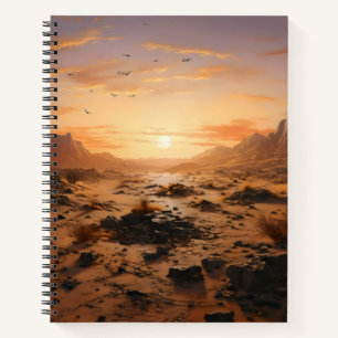 Desert Sunset Notebook