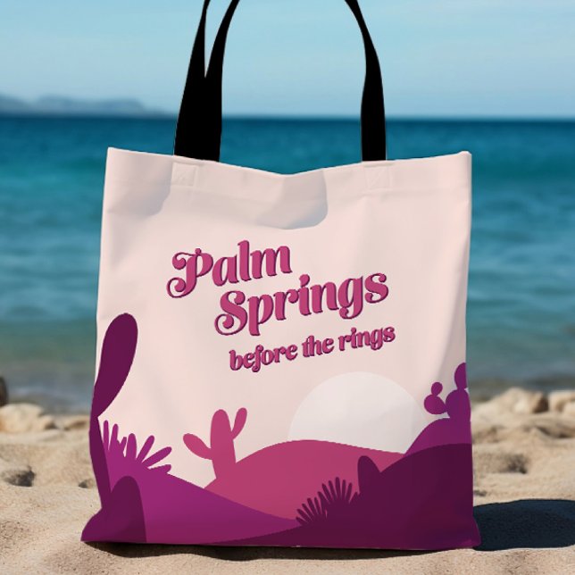 Desert Sunset Palm Springs Bachelorette Weekend Tote Bag (Creator Uploaded)