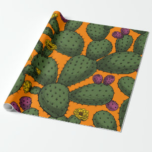 Desert sunset wrapping paper