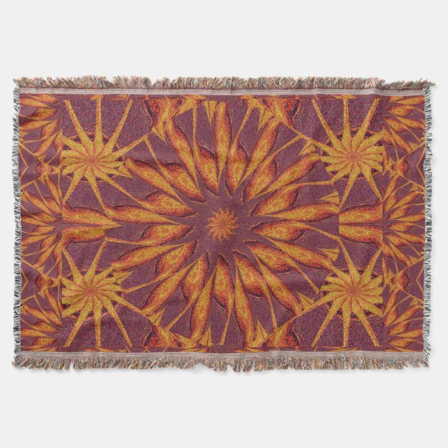 Desert Sunshine 1 Throw Blanket (Front)