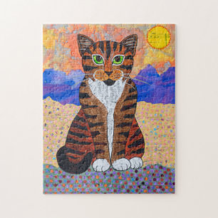 Desert Tabby Jigsaw Puzzle