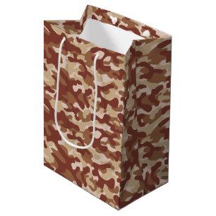 Desert Tan Camo  Medium Gift Bag
