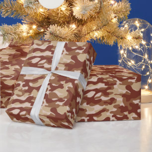 Desert Tan Camo  Wrapping Paper
