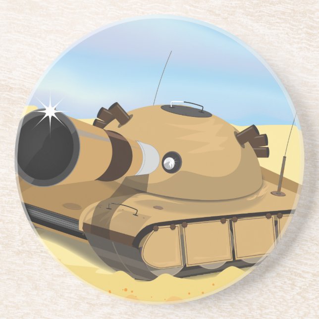 Desert Tank Coaster (Front)