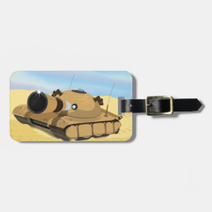Desert Tank Luggage Tag