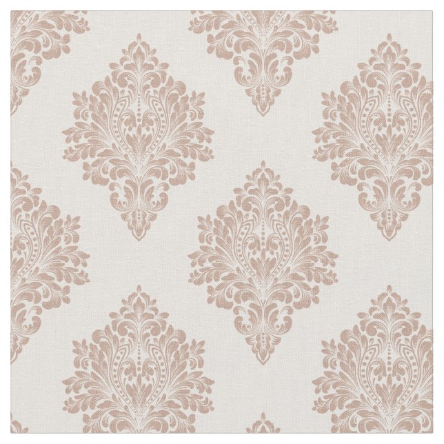 Desert Tones Damask Fabric (Close Up)