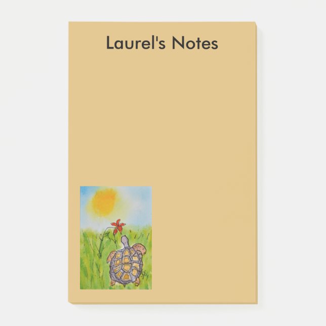 Desert Tortoise Notepad (Front)