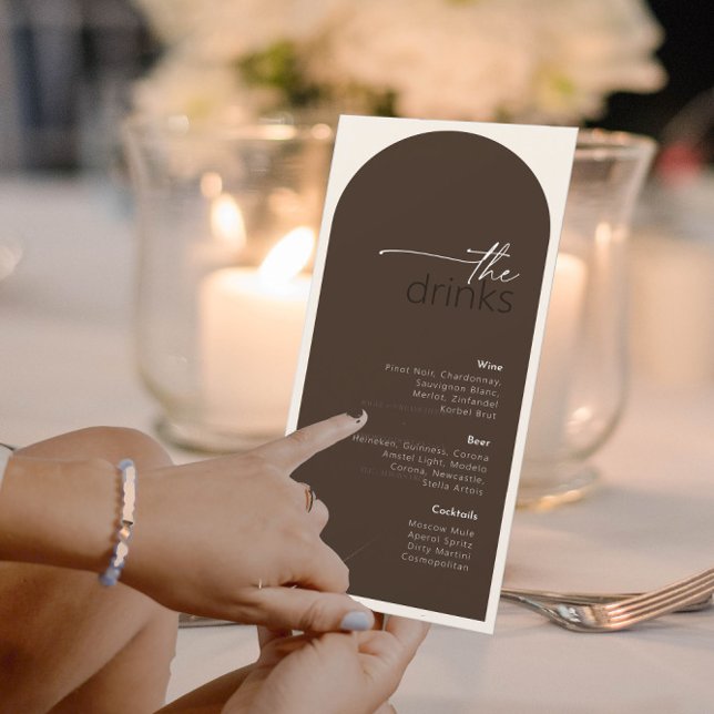 Desert Vibes Wedding Drink Menu  ID1019 (Creator Uploaded)