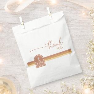Desert Vibes Wedding Thank You Cactus Motif ID1019 Favour Bags