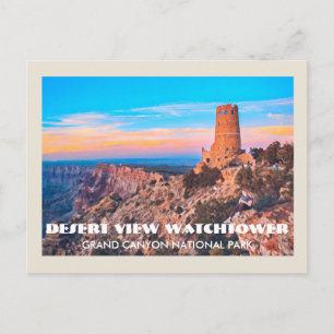 Desert View Watchtower Grand Canyon National Park Postcard