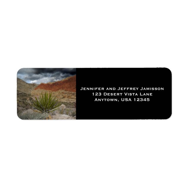 Desert Vista Return Address Labels (Front)