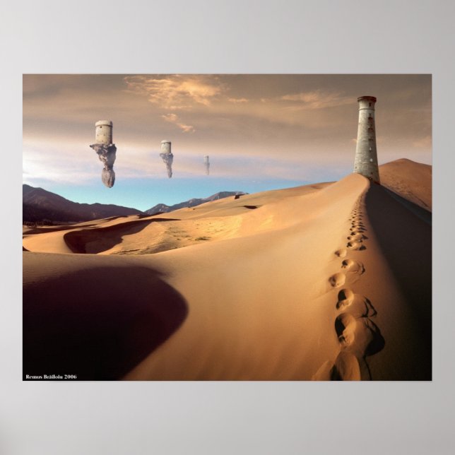 Desert Watchtower Poster (Front)