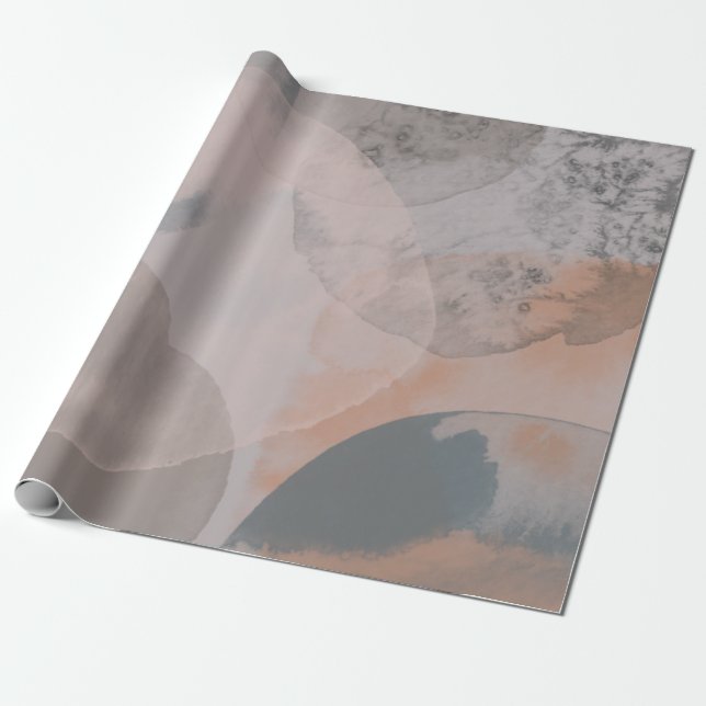 Desert Water Drops Wrapping Paper (Unrolled)