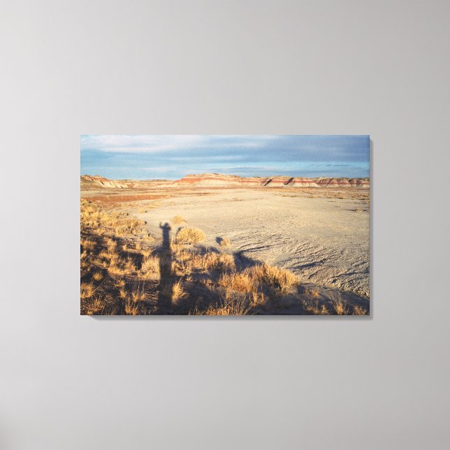 Desert Wave: Petrified Forest National Park Photo Canvas Print (Front)
