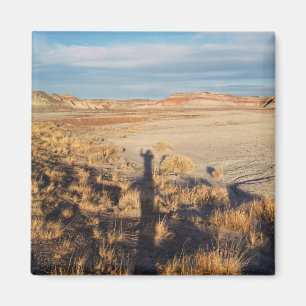 Desert Wave: Petrified Forest National Park Photo Magnet
